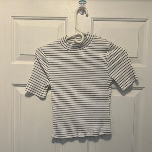 Wild Fable Black and White Striped Kids Tee